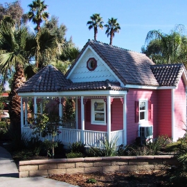 Victorian Tile Roof Playhouse